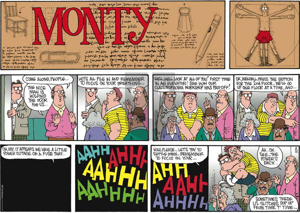 Monty on Sunday March 15, 2015 Comic Strip