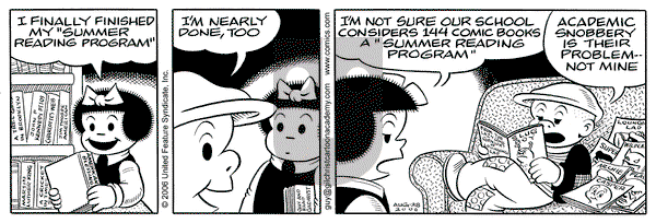 Nancy on Monday August 28, 2006 Comic Strip