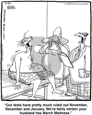 In the Bleachers - Monday March 23, 1998 Comic Strip
