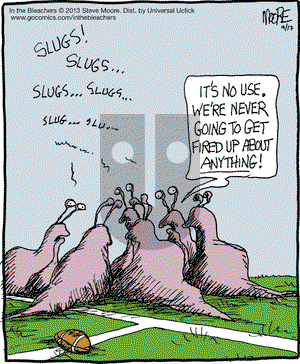 In the Bleachers on Tuesday September 17, 2013 Comic Strip