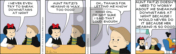 Nancy on Tuesday April 21, 2020 Comic Strip