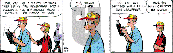 Lucky Cow on Thursday September 30, 2004 Comic Strip