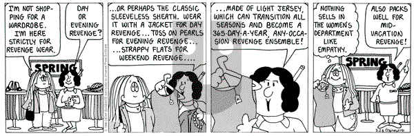 Cathy Classics on Saturday March 28, 1998 Comic Strip