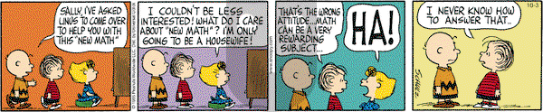 Peanuts - Wednesday October 3, 2012 Comic Strip