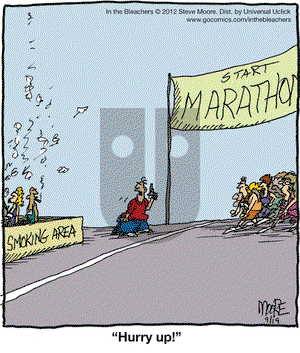 In the Bleachers on Wednesday September 19, 2012 Comic Strip