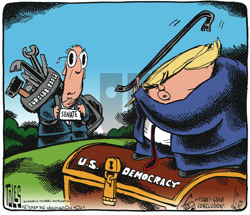 Tom Toles on Thursday January 16, 2020 Comic Strip
