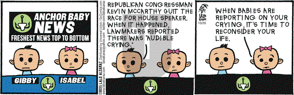 La Cucaracha on Monday October 26, 2015 Comic Strip