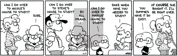 FoxTrot on Wednesday October 9, 2002 Comic Strip