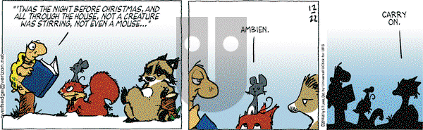 Over the Hedge on Monday December 22, 2014 Comic Strip