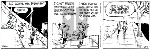 Grand Avenue on Saturday February 1, 2003 Comic Strip