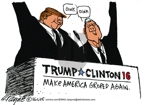 Henry Payne on Thursday October 13, 2016 Comic Strip