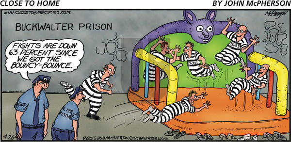 Close to Home on Sunday April 26, 2015 Comic Strip