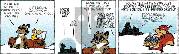 Over the Hedge on Saturday January 16, 2021 Comic Strip
