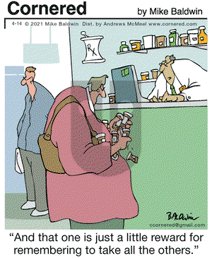 Cornered on Wednesday April 14, 2021 Comic Strip