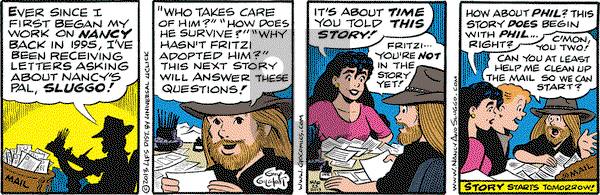 Nancy on Monday March 25, 2013 Comic Strip