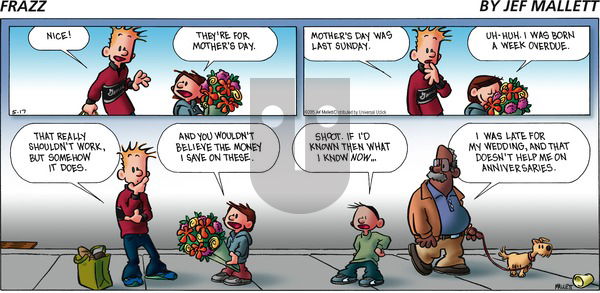 Frazz on Sunday May 17, 2015 Comic Strip