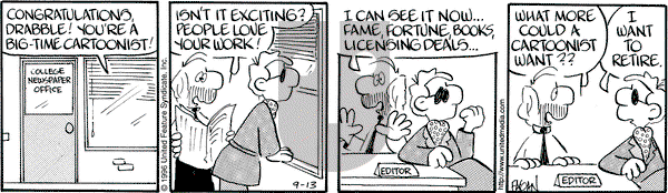 Drabble on Friday September 13, 1996 Comic Strip