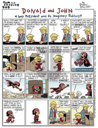Tom the Dancing Bug on Monday November 18, 2019 Comic Strip