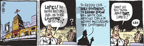 La Cucaracha on Tuesday April 3, 2007 Comic Strip