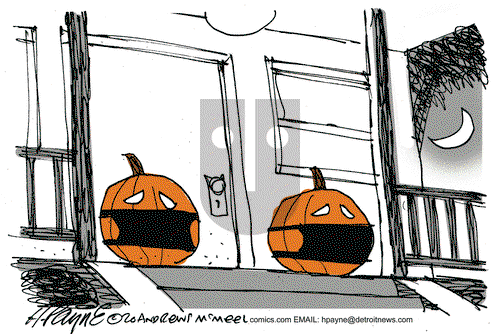 Henry Payne on Saturday October 31, 2020 Comic Strip