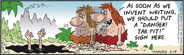 Frank and Ernest on Saturday May 19, 2012 Comic Strip