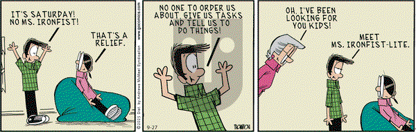 Grand Avenue on Saturday September 27, 2025 Comic Strip