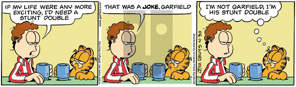 Garfield on Monday April 30, 2007 Comic Strip