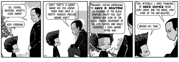 The Boondocks on Tuesday May 4, 1999 Comic Strip