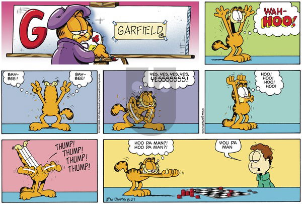 Garfield on Sunday August 27, 2000 Comic Strip