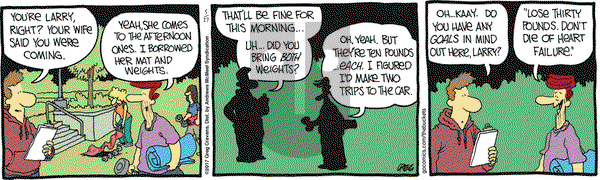 The Buckets on Wednesday May 17, 2017 Comic Strip