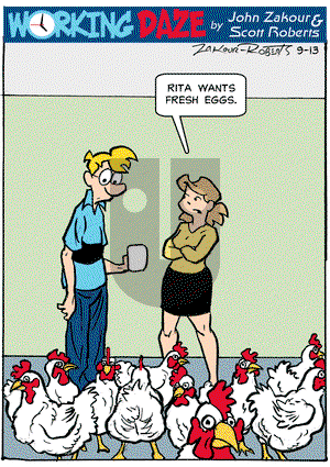 Working Daze - Wednesday September 13, 2023 Comic Strip