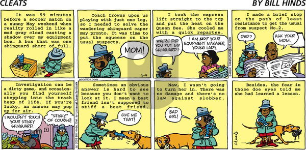 Cleats on Sunday May 4, 2003 Comic Strip
