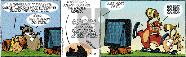 Over the Hedge on Thursday September 29, 2011 Comic Strip