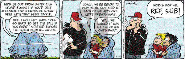 Cleats on Saturday April 5, 2003 Comic Strip