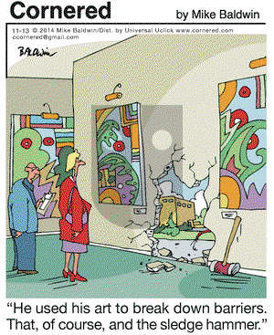 Cornered on Thursday November 13, 2014 Comic Strip