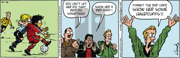 Cleats on Tuesday December 16, 2003 Comic Strip