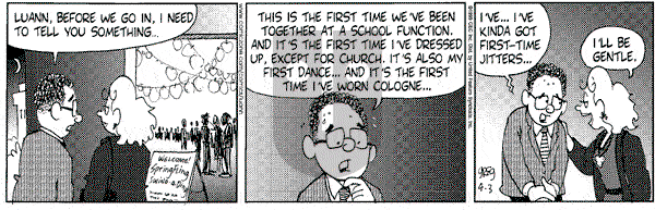 Luann on Saturday April 3, 1999 Comic Strip