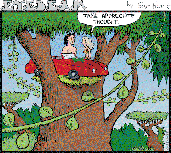 Eyebeam on Monday December 25, 2023 Comic Strip