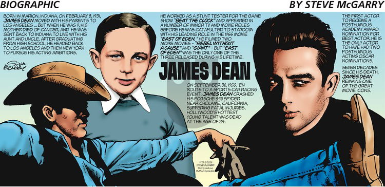 Biographic on Sunday September 28, 2025 Comic Strip