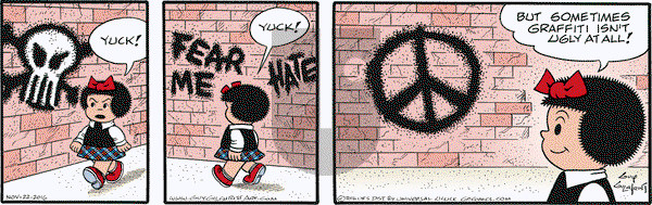 Nancy on Tuesday November 22, 2016 Comic Strip