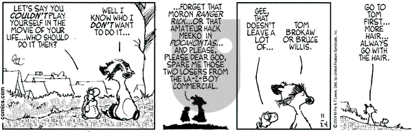 Over the Hedge on Wednesday November 24, 2004 Comic Strip