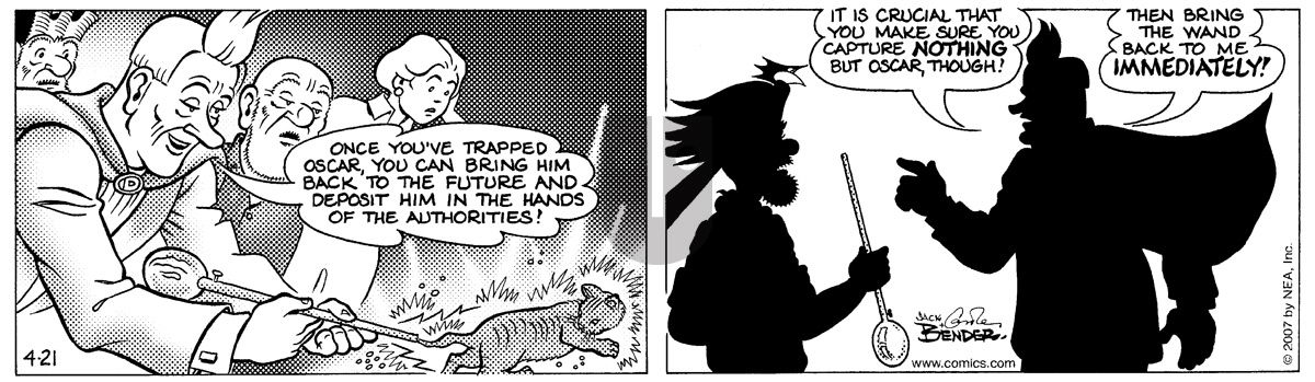 Alley Oop - Saturday April 21, 2007 Comic Strip