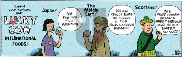 Lucky Cow on Saturday August 6, 2005 Comic Strip