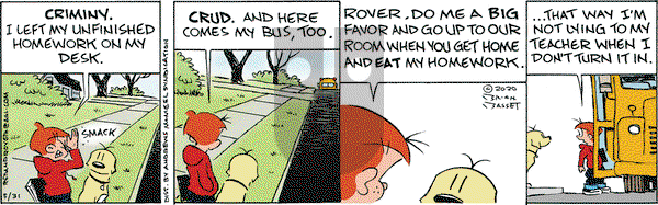 Red and Rover on Tuesday March 31, 2020 Comic Strip