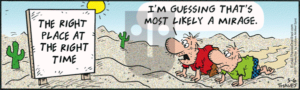 Frank and Ernest on Saturday May 6, 2017 Comic Strip