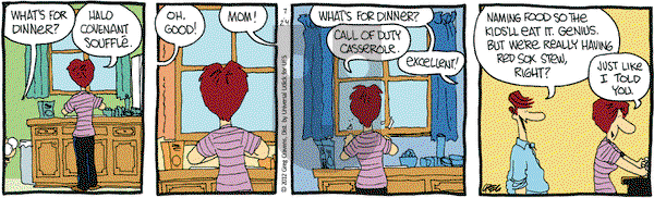 The Buckets on Tuesday July 24, 2012 Comic Strip