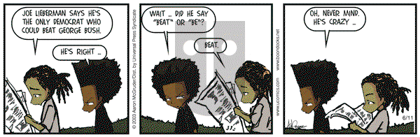 The Boondocks - Wednesday June 11, 2003 Comic Strip