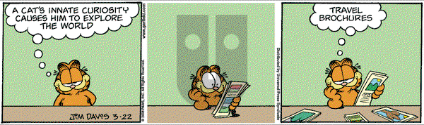 Garfield on Saturday March 22, 2008 Comic Strip