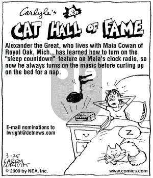 Kit 'N' Carlyle on Saturday March 25, 2000 Comic Strip