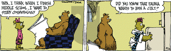 The Grizzwells on Thursday October 10, 2013 Comic Strip